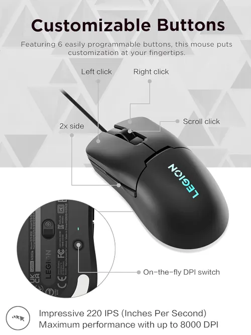 Lenovo M300s Rgb Mouse Wired